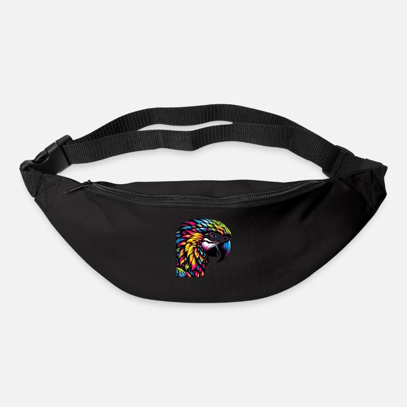 Parrot Macaw - Bum bag - black