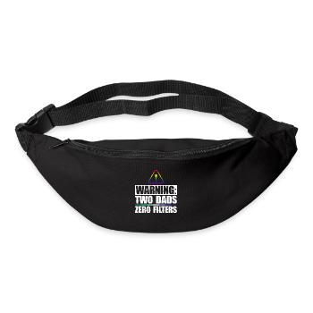 Schwuler Vater Ally Dad Vatertag - Gürteltasche - Schwarz - Vorne