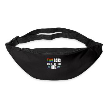 Gay Dad Ally Dad Father's Day - Bum bag - black - Front