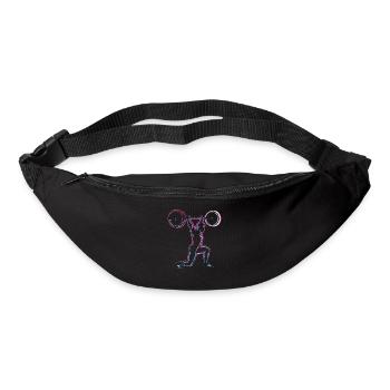 Weightlifter Weights Weightlifting Gym - Bum bag - black - Front