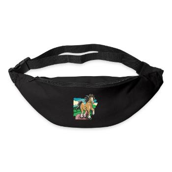 Horse riding rider rider child pony children - Bum bag - black - Front