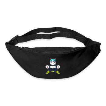 Panda Yoga Fitness Meditation - Gürteltasche - Schwarz - Vorne