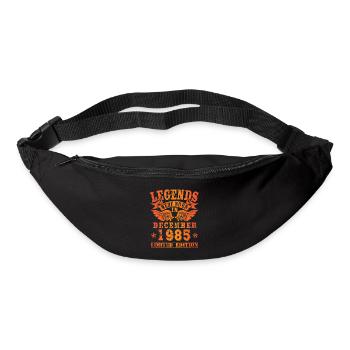 Legends were born in December 1985 Birthday - Bum bag - black - Front