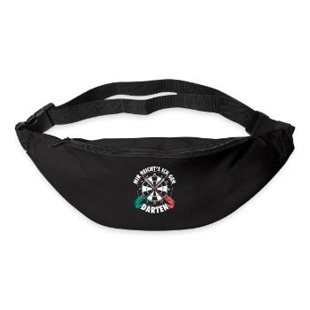 Dart Night Humor Dartboard Design - Bum bag - black - Front