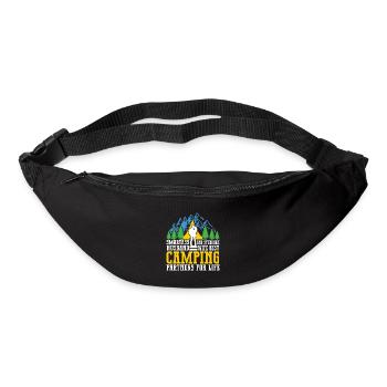 Husband And Wife Camping Partner Couple Matching - Bum bag - black - Front