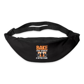 Cuisson Jeu de mots Cuire Cuisinier Chef Boulanger - Sac banane - noir - Devant