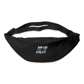 26. 2 Marathonläufer Lustiger Marathon Zitat - Gürteltasche - Schwarz - Vorne