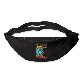 Retirementplan Painting Artistic Decorating - Bum bag - black - Front