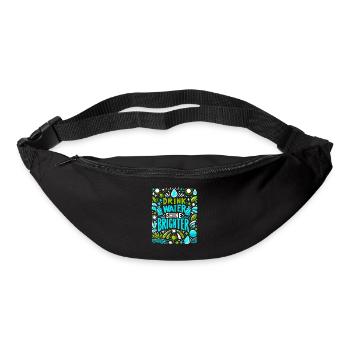 Hydration Drink Water Stay Hydrated - Bum bag - black - Front