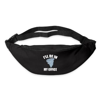 Drôle Tornade Hurricane Weather Chaser - Sac banane - noir - Devant