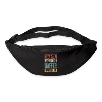 Gaffer Rétro Cadeau - Sac banane - noir - Devant