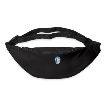 Ski Adventure Pocket Shirt Fun Illusion Tee for - Bum bag - black - Front