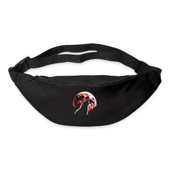 Horror Dog Halloween Spooky Dog Lover Gothic Dog - Gürteltasche - Schwarz - Vorne