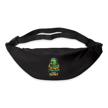 Je ne suis pas un lutin Je suis juste court St Patricks - Sac banane - noir - Devant