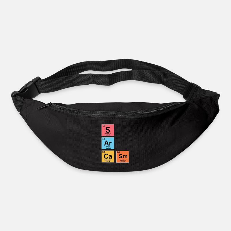 Sarcasm Periodic Table - Bum bag - black