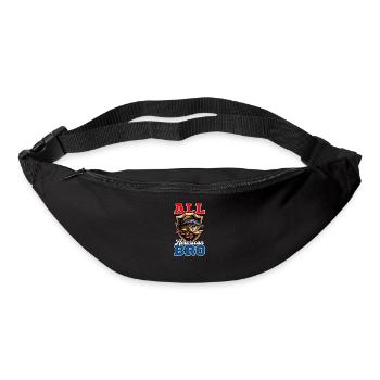 Fisherman All American Fishing Bro - Gürteltasche - Schwarz - Vorne