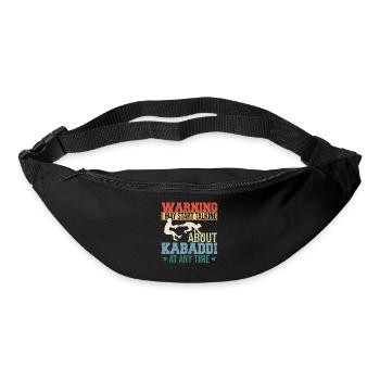 Gift for Kabaddi Lovers - Bum bag - black - Front