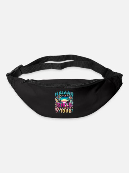 Visite des filles d’Hawaï - Sac banane - noir