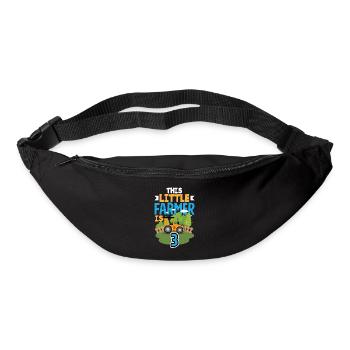 3rd Birthday Tractor 3 Years Birthday Shirt - Bum bag - black - Front