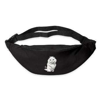 Hauskatzen Besitzer Niedliche Katze Katzen Dame - Gürteltasche - Schwarz - Vorne