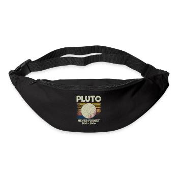 Pluto Never Forget Astronomy Tee - Gürteltasche - Schwarz - Vorne