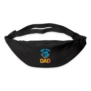 Moulinet cool papa pêche - Sac banane - noir - Devant