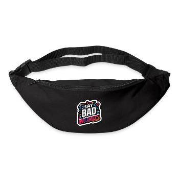 I Say Bad Words 11 - Gürteltasche - Schwarz - Vorne