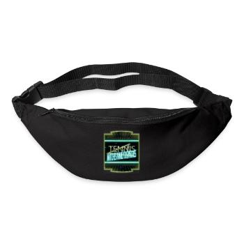 birthday present idea fun statement tennis drills - Bum bag - black - Front