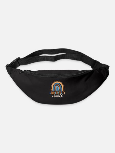 Autismus Neurodiversität - Gürteltasche - Schwarz