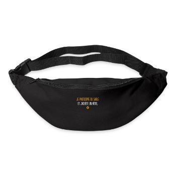 I photocopy the sand I buy a hotel - Bum bag - black - Front