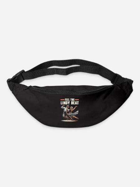 Danseur de Lindy Hop Danse Swing Danse - Sac banane - noir