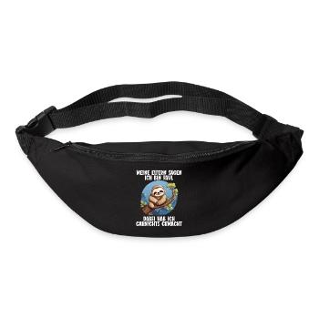 My parents all say I'm lazy sloth - Bum bag - black - Front