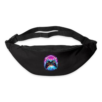 Synthwave Gamer Controller Fantasy Retro Gaming - Bum bag - black - Front