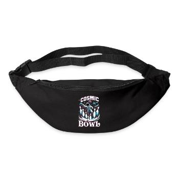 Funny bowling team bowler strike bowling club - Bum bag - black - Front