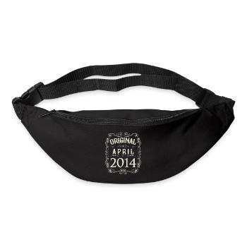 Vintage - Original since April 2014 Geburtstag - Gürteltasche - Schwarz - Vorne