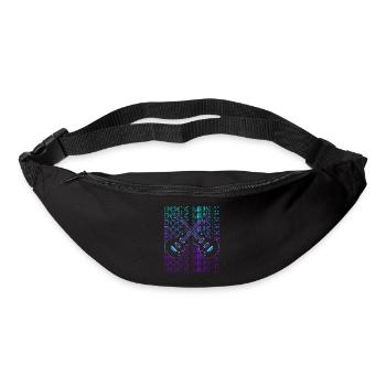 Rockmusik Rock & Roll Retro - Gürteltasche - Schwarz - Vorne