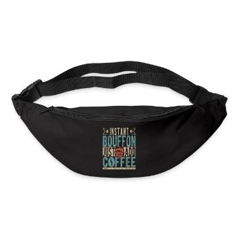 Instant-Bouffon einfach Kaffee hinzufügen - Gürteltasche - Schwarz - Vorne