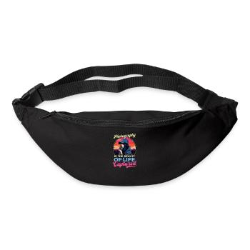 Photographie Beauté De La Vie Capturée - Sac banane - noir - Devant