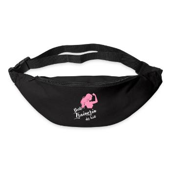Trainerinnen Geschenk Beste Trainerin der Welt - Gürteltasche - Schwarz - Vorne