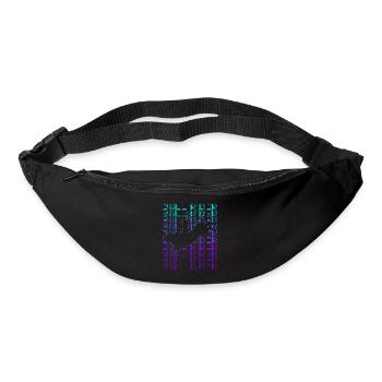 Bull Rider Bull Riding Cowboy Retro - Bum bag - black - Front