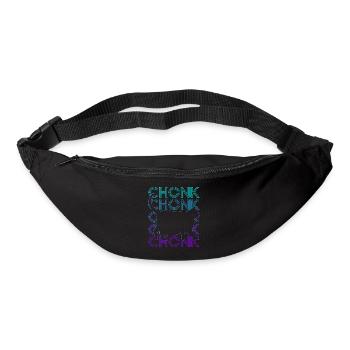 Chonk Cat Meme Retro - Bum bag - black - Front