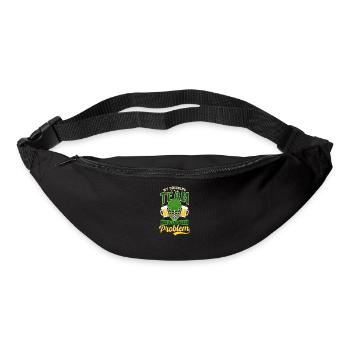 L’équipe de crosse de la Saint-Patrick a un problème de crosse - Sac banane - noir - Devant