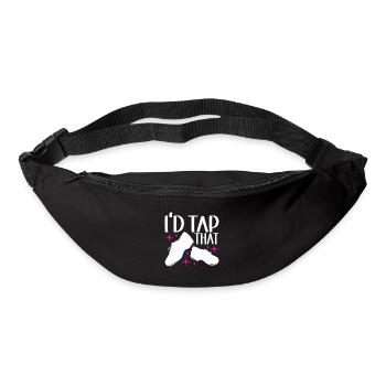 Stepptanz Stepptänzer - Gürteltasche - Schwarz - Vorne