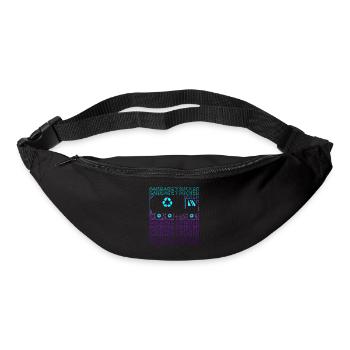 Garbage Trucker Recycling Trash Truck Waste Sorting - Bum bag - black - Front