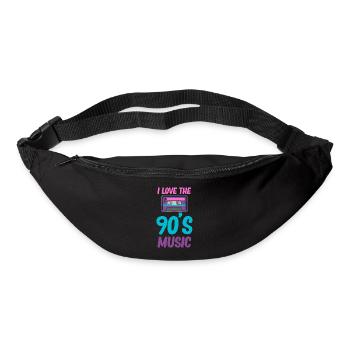 I love the music of the 90s Boomer Funny - Bum bag - black - Front