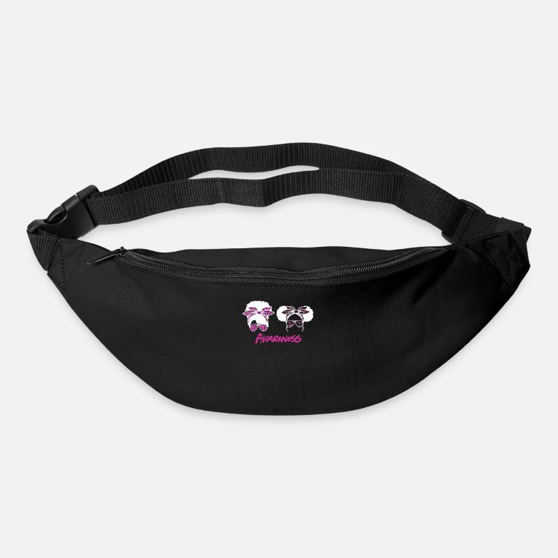 Brustkrebs Bewusstsein - Gürteltasche - Schwarz