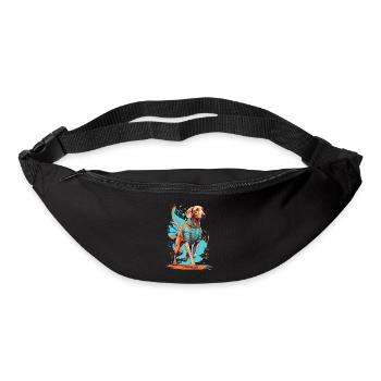 Weimaraner Streetwear Jogging Aesthetic Fitness - Bum bag - black - Front