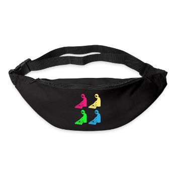 Color Mix Masters - Cadeau pour les DJ colorés - Sac banane - noir - Devant