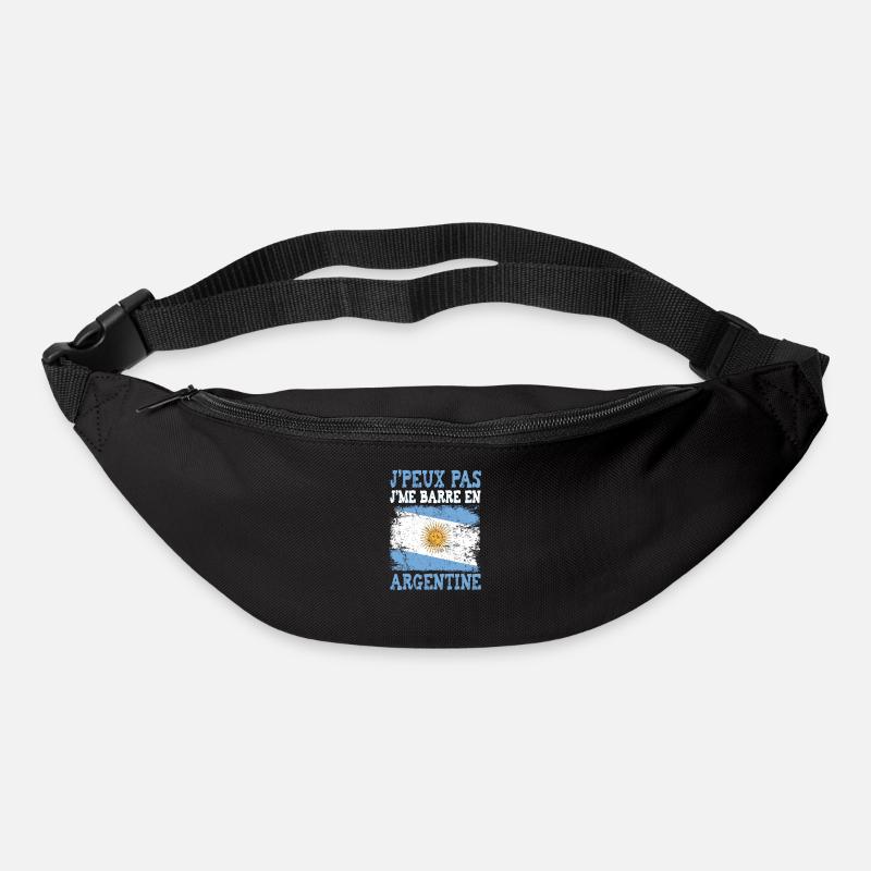 Ich kann nicht, ich bin in Argentinien - Gürteltasche - Schwarz