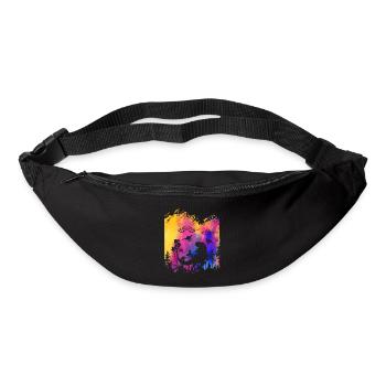 Alien Dinosaur UFO Abduction - Bum bag - black - Front